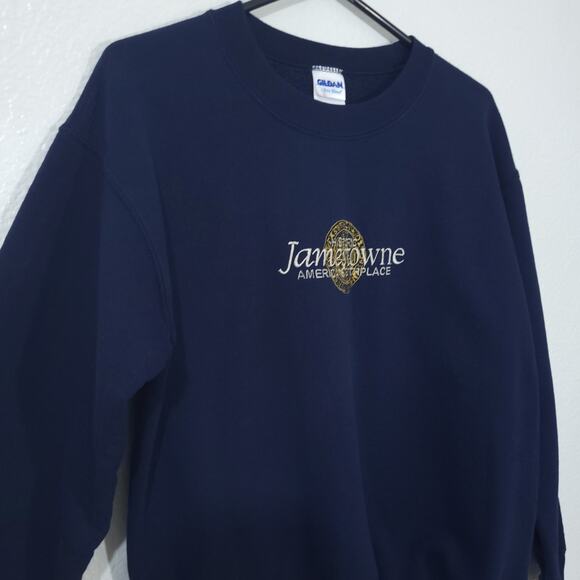Historic Jamestowne Sweatshirt Womens Size Small Blue Jamestown Embroidered - Picture 7 of 10